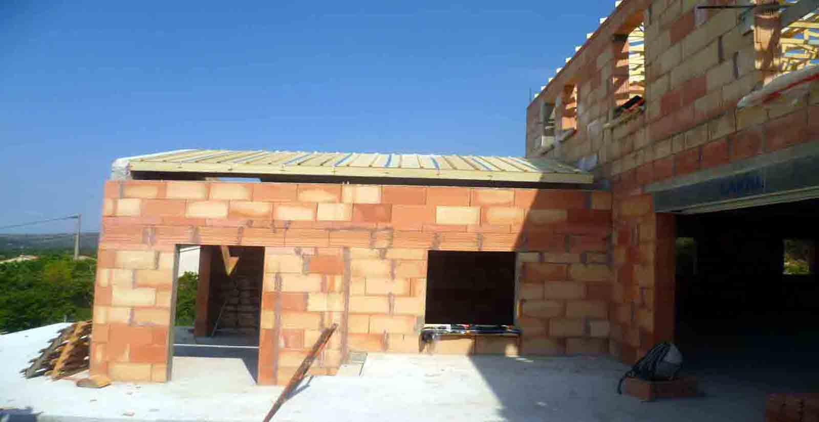 Construction de la maison de Bedoin